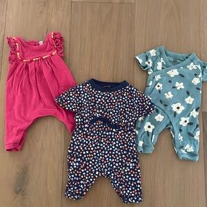 Tea Collection set of 3 girls outfits